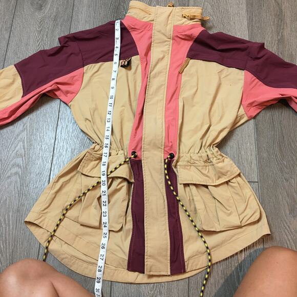 Fabletics - The heights Cargo Jacket Size Medium Pink Tan - Picture 15 of 16